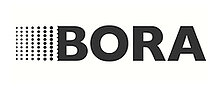 BORA Logo für Kochfeldabzüge BORA Logo in schwarzer Schrift als Marke für Kochfeldabzugssysteme