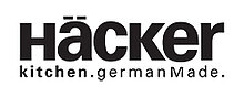 Häcker Küchen Logo Häcker Küchen Logo in schwarzer Schrift als Marke für hochwertige Einbauküchen