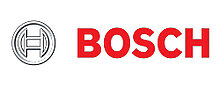 BOSCH Logo für Haushaltsgeräte BOSCH Logo mit rotem Schriftzug und Symbol für Haushaltsgeräte